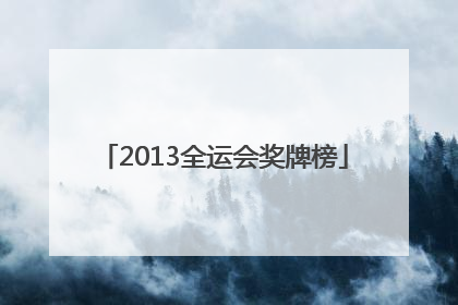 「2013全运会奖牌榜」全运会湖南奖牌榜